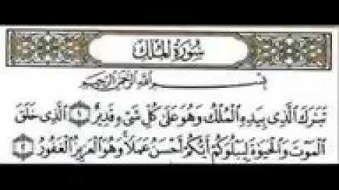 سورة الملك الشيخ اليمني محمدحسين القريطي