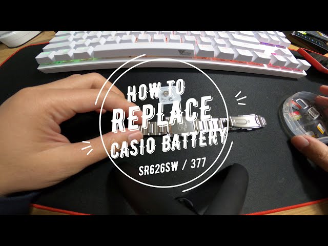 How to Replace Casio Battery (SR626SW) 