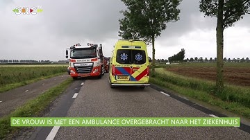 Vrouw belandt met auto in sloot bij Lienden en raakt gewond