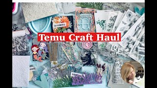 NEW! GIANT TEMU HAUL | Ultra-affordable Craft Supplies Review | All amazing cutting dies are here!