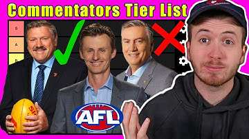 RANKING AFL COMMENTATORS (TIER MAKER) (PART 2)