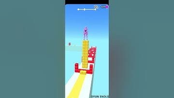 Cube Surfer 3D Gameplay - All Levels  - Android, iOS Walkthrough #shorts