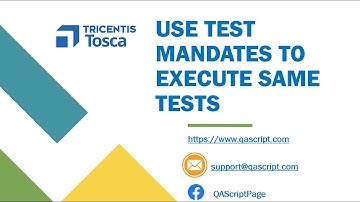 Tosca Tutorial | Lesson 96 - Use Test Mandates to execute same tests simultaneously | Multiple Users