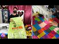 She Turned Fertilizer bag &amp; Fabric Scraps into Rainbow Patchwork Floormat!