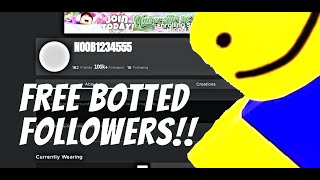 ROBLOX FOLLOWER BOTS (2 in video) 2021 WORKING NOT BANNABLE