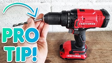 How To Change The Drill Bit On A Craftsman Drill
