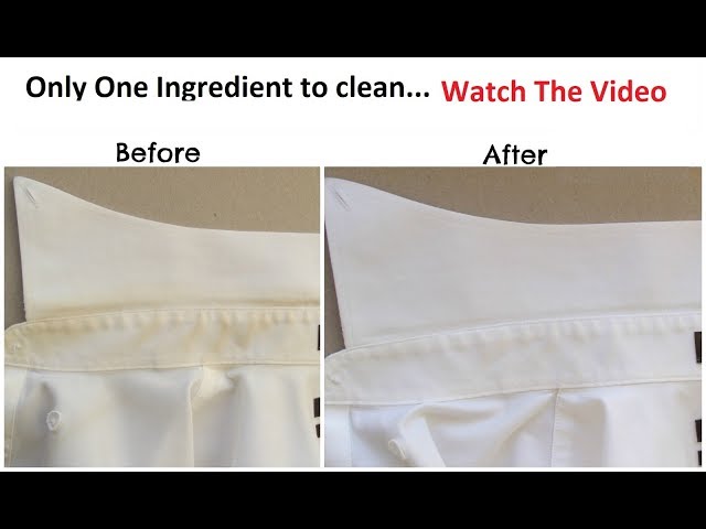 how to clean dirty collar on white dress shirt Collar/Cuff Stains on White Shirt : r/CleaningTips