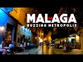 Malaga City, Spain Nightlife Experience Night Walk June 2021 Costa del Sol | Andalucía, España [4K]