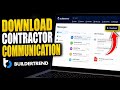 How to download contractor communication using Buildertrend for flips - Step By Step