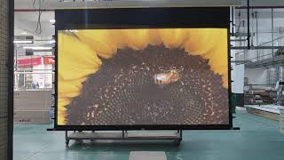 XY electric projection screen with Grey Fabric for Ultra Short Throw Projector screenshot 5
