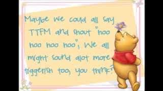 How to be a Tigger Lyrics (Winnie the Pooh HD)