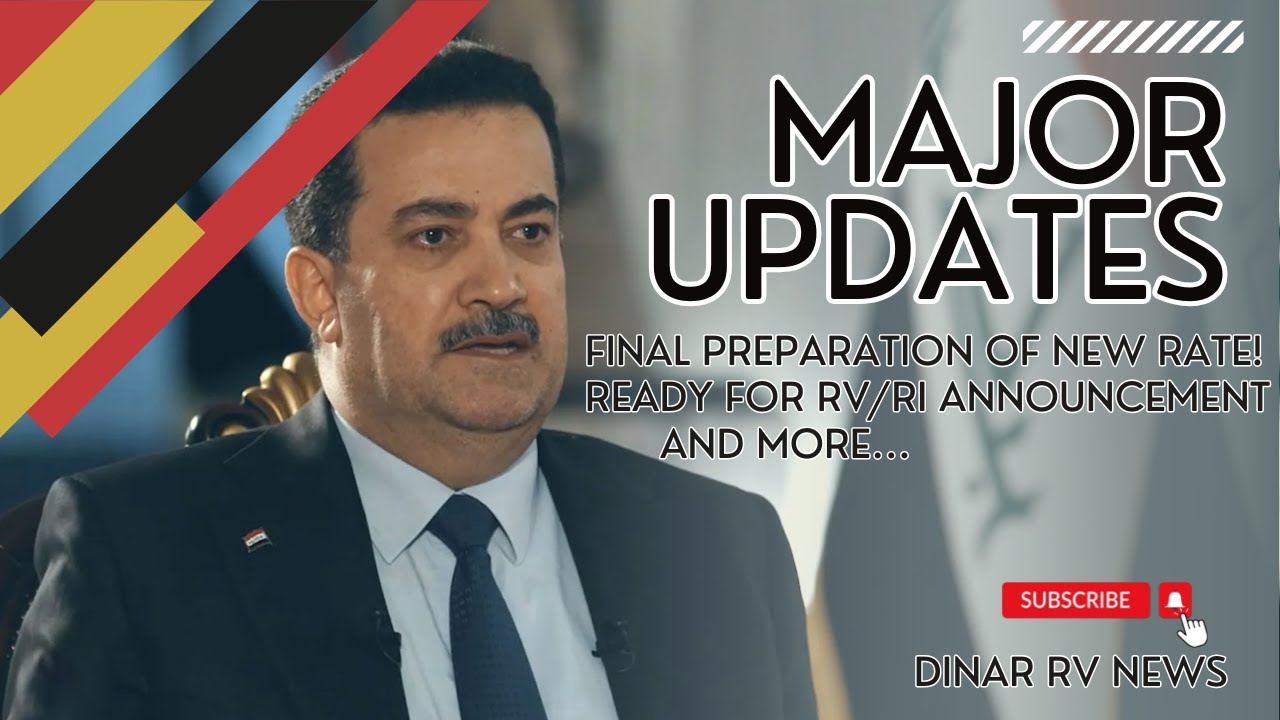 🔴Iraq's Final Preparation of New Rate🚩Ready for RV/RI Announcement🤔