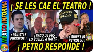 SE LES CAE EL TEATRO. PANISTAS FURIOSOS LE RECLAMAN A SHEINBAUM Y A ALCALDE. PETR0 RESPONDE.