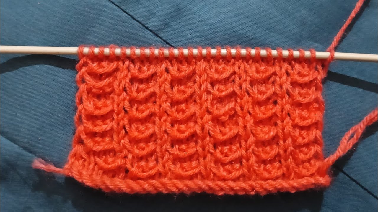 try this beautiful design for any project #knitting pattern - YouTube
