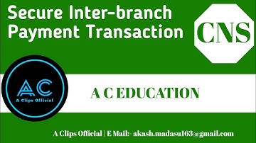 iSecure Inter-branch Payment Transaction | CNS | B TECH  | Important question | A C EDUCATION #18