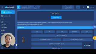 How to Use Convert and Compress in the echo3D Console