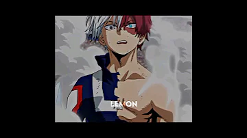 Todoroki edit // Zoldyck x Glock in my lap // (requested)