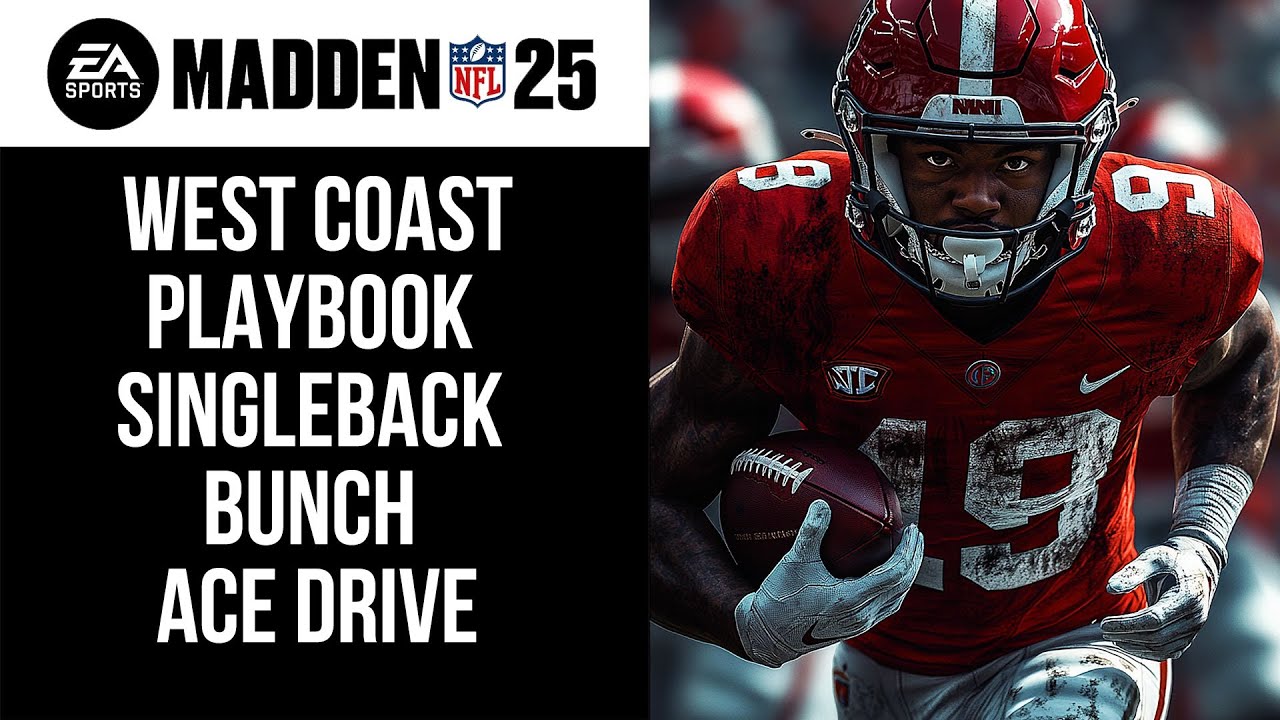 West Coast Playbook Singleback Bunch Ace Drive - YouTube