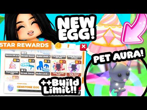 STAR REWARDS ARE INSANE! 🤩 +500 BUILD LIMIT, NEW EGG & MORE! | Adopt Me