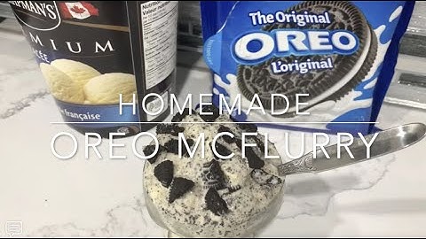 How to make a Oreo McFlurry