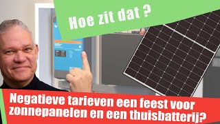 93. Negatieve tarieven een feest voor zonnepanelen en een thuisbatterij?