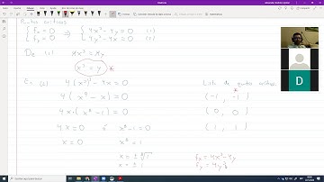 Cálculo Superior: Optimización en varias variables, Ejemplo 1