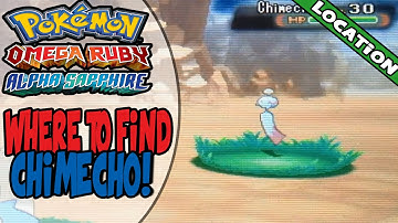 Where to find Chimecho on Pokemon Omega Ruby/Alpha Sapphire!