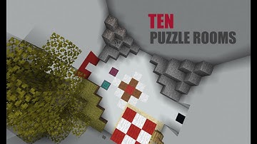Ten Puzzle Rooms - Walkthrough - Minecraft Map