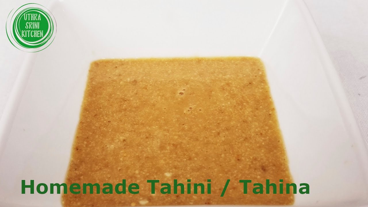 Homemade Tahini Sauce | Tahina Dip sauce | Easy Tahini Recipe | How to make Tahini at home - YouTube