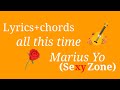 “all this time”Marius Yo(Sexy Zone)Guitar Cover Acoustic|Lyrics+Chords|