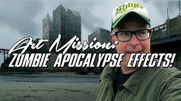 Zombie Apocalypse Matte Painting in Photoshop and After Effects Concept Art Tutorial.