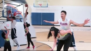 1v1 BASKETBALL - BF VS TRASH TALKING GIRLFRIEND!