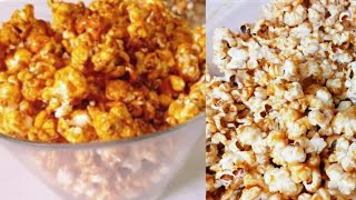 فشار بالكراميل أسرع ولذيذ مقرمش سهل وناجح 100 % popcorn with caramel