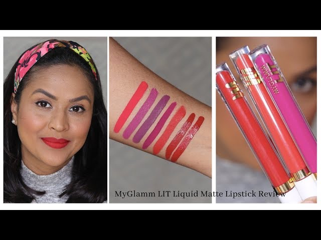 NEW* My Glamm LIT velvet matte liquid lipstick, DrSmileup