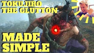 Sekiro - Tokujiro the Glutton (STEALTH, Ashina Depths, Hidden forest)