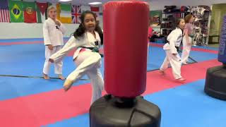 Sarnia TKD Colour Belt Kids Squad Training by Mark Warburton 112 views 11 months ago 2 minutes, 31 seconds