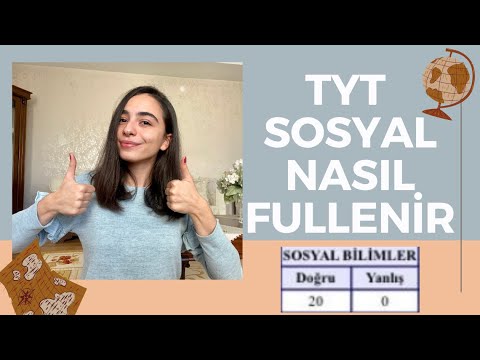 TYT Sosyal Nasıl FULLENİR ? Ne Zaman Çalışmaya Başlamalısınız? Ders Ders Taktikler ve Kaynak Önerisi