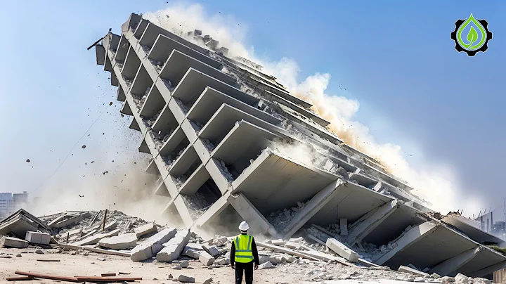 Extreme Fastest Building Demolition Compilation | Amazing Dangerous Crane Operator Skills #16