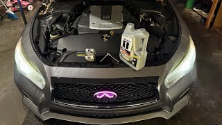 Infiniti Q50 Oil Change Tutorial ( Easy)