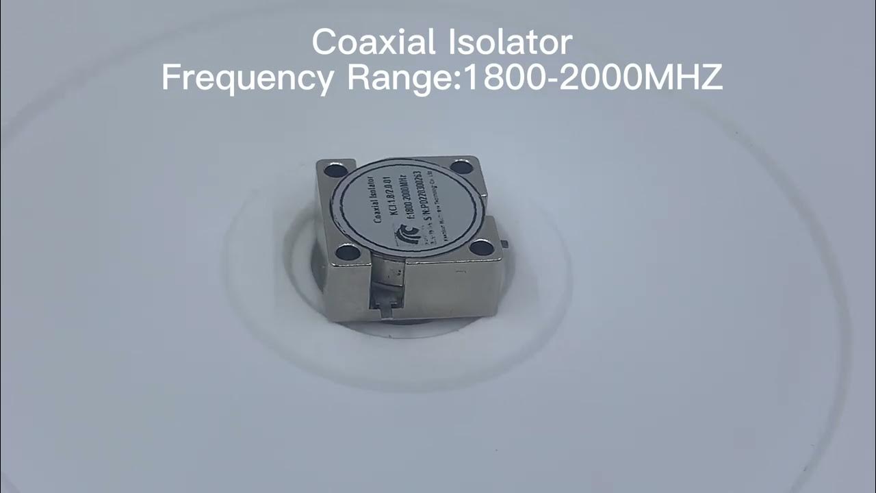 Coaxial Isolator KCI1.8/2.001 YouTube