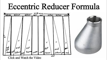 Excentrische reductieformule | Excentrische verloopstuk | Reductieformule | Reducer kaise banaty ...