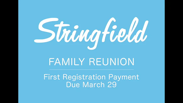 Stringfield Family Reunion!