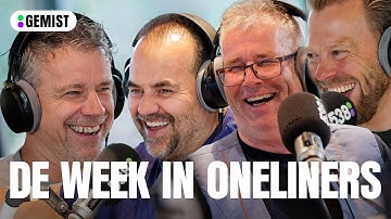 Rob Scheepers schuift live in de studio aan! 🤩 | De Week in Oneliners