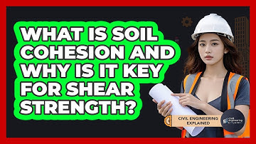 What Is Soil Cohesion And Why Is It Key For Shear Strength? - Civil Engineering Explained