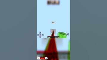 Minecraft Slime Block + Cobweb MLG | Minecraft | Ytshorts |