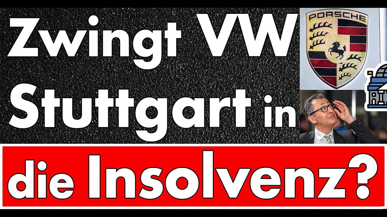 VW lässt Bombe platzen: Porsche -98% Gewinn wird Stuttgart in die Insolvenz treiben! Kernschmelze!