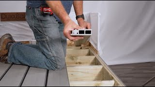 DuxxBak® Dekk Installation: Create a Dry Outdoor Living Space or Storage Area