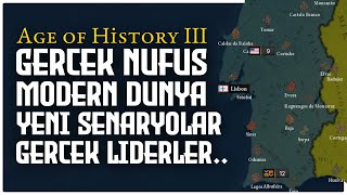AGE OF HISTORY 3 | MODERN DÜNYA, GERÇEK NÜFUSLAR, GEMİLER, İŞGAL SİSTEMİ..