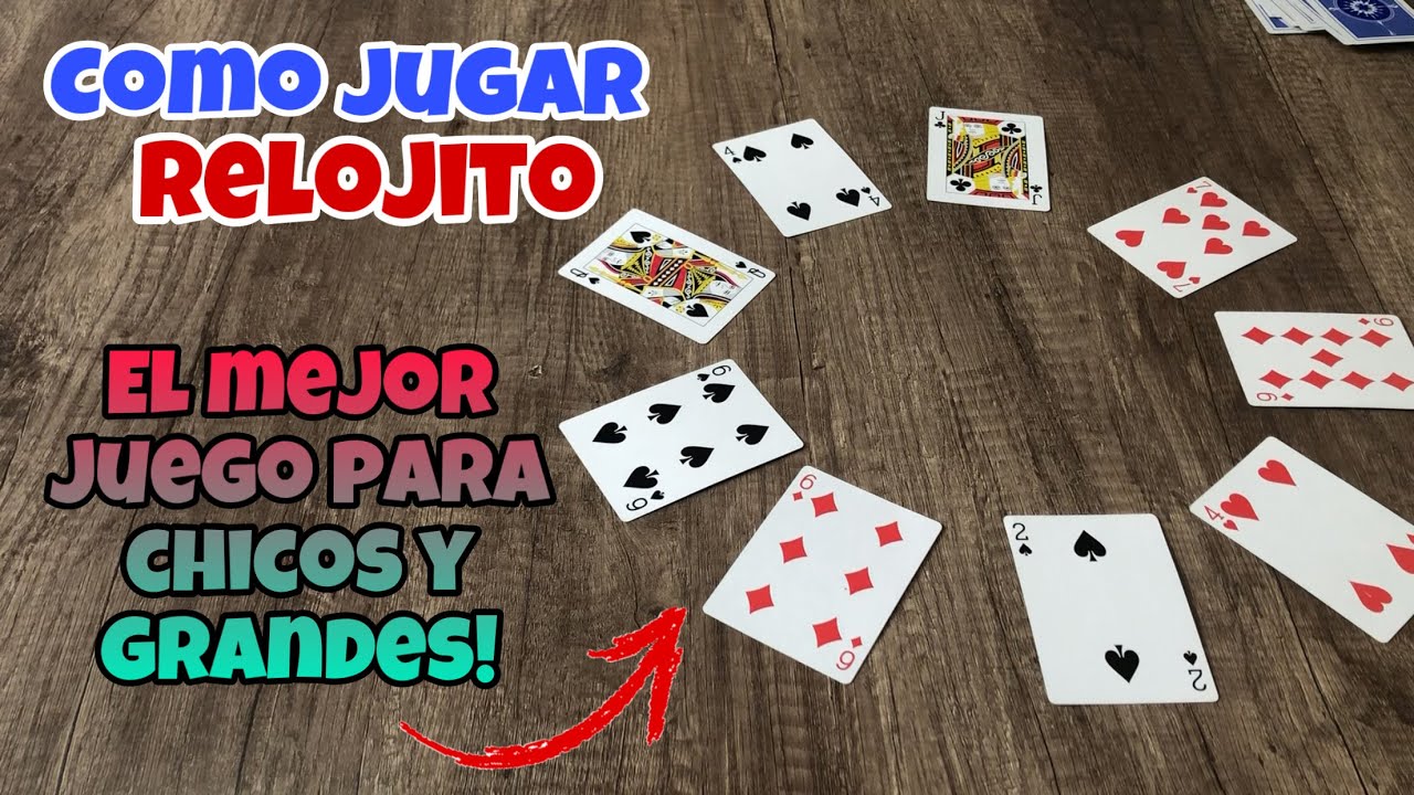 Como jugar relojito / relojito con baraja / como jugar baraja / poker /  como jugar cartas / pokar 