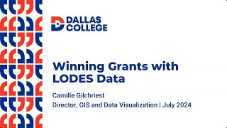 Win Grants with LODES Data